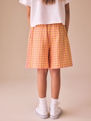 Pink/Yellow Gingham - Pantalones cortos oversize (3-16 años) - Imagen 3 de 8