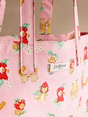 Cath Kidston Pink Cat/Dog Print Large Book Bag - Image 2 of 3