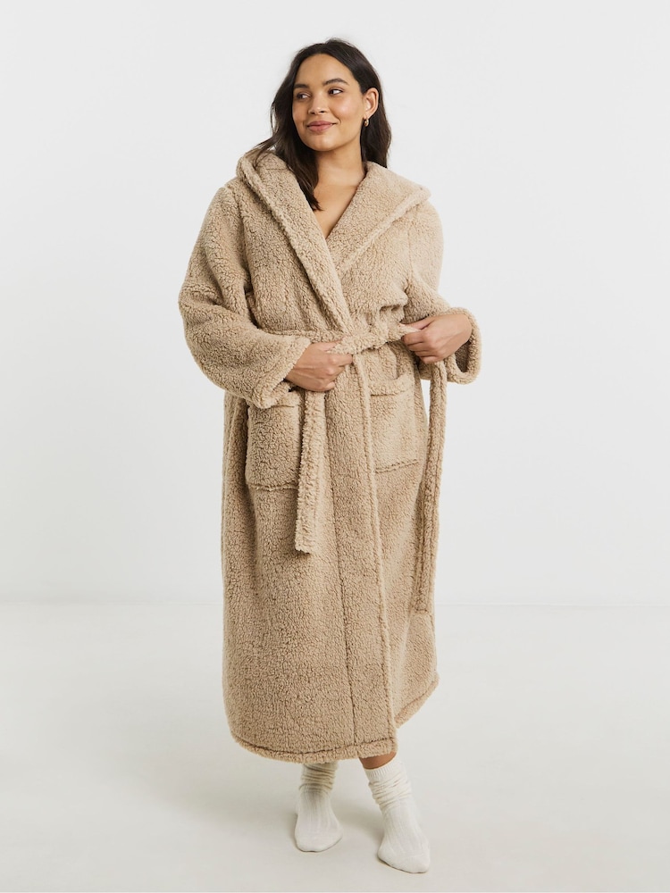 Simply Be Natural Pretty Secrets Teddy Midi Gown - Image 1 of 4