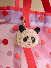 Cath Kidston Ecru Printed Panda Clip On Purse - Image 1 of 3