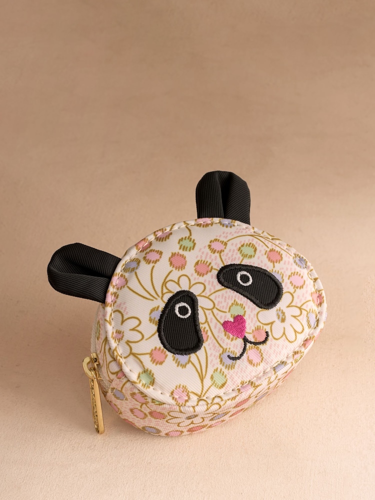 Cath Kidston Ecru Printed Panda Clip On Purse - Image 3 of 3 Cath Kidston Ecru Printed Panda Clip On Purse - Image 3 of 3