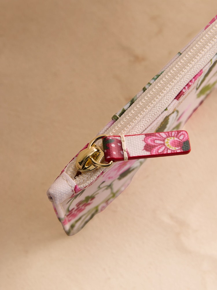 Cath Kidston Ecru Raspberry Garden Print Card and Coin Purse - Image 3 of 3 Cath Kidston Ecru Raspberry Garden Print Card and Coin Purse - Image 3 of 3