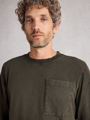 White Stuff Green Accleton Long Sleeve T-Shirt - Image 3 of 6