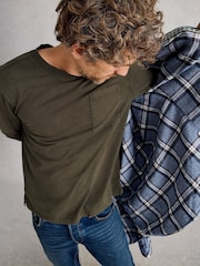 White Stuff Green Accleton Long Sleeve T-Shirt - Image 4 of 6