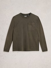 White Stuff Green Accleton Long Sleeve T-Shirt - Image 5 of 6
