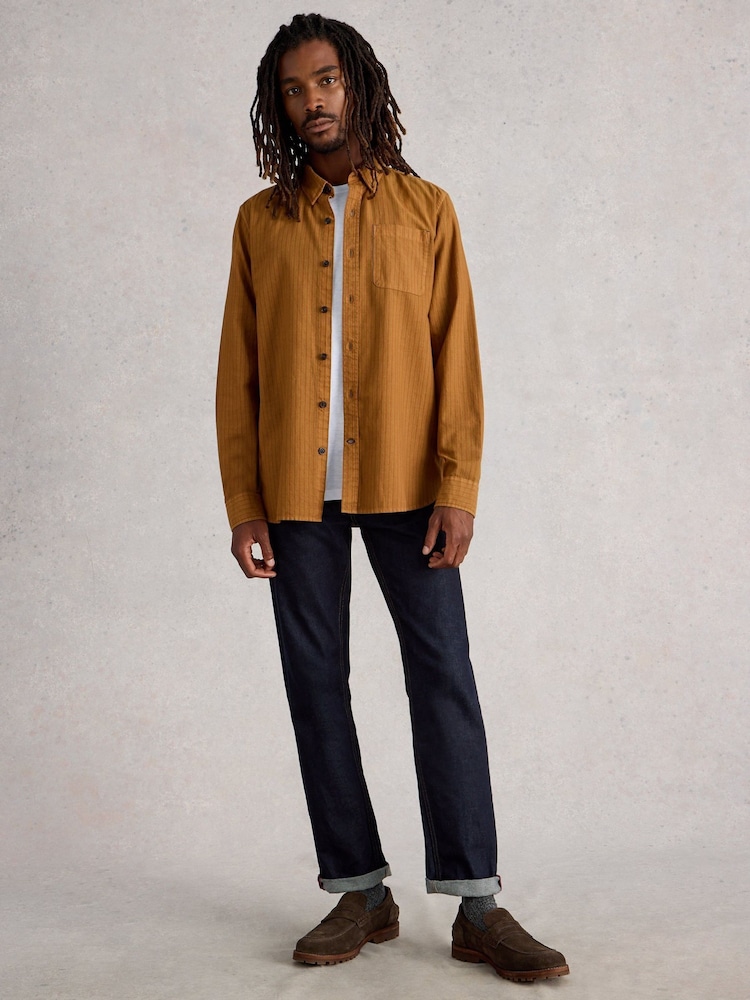White Stuff Brown Bruton Stripe Shirt - Image 1 of 6