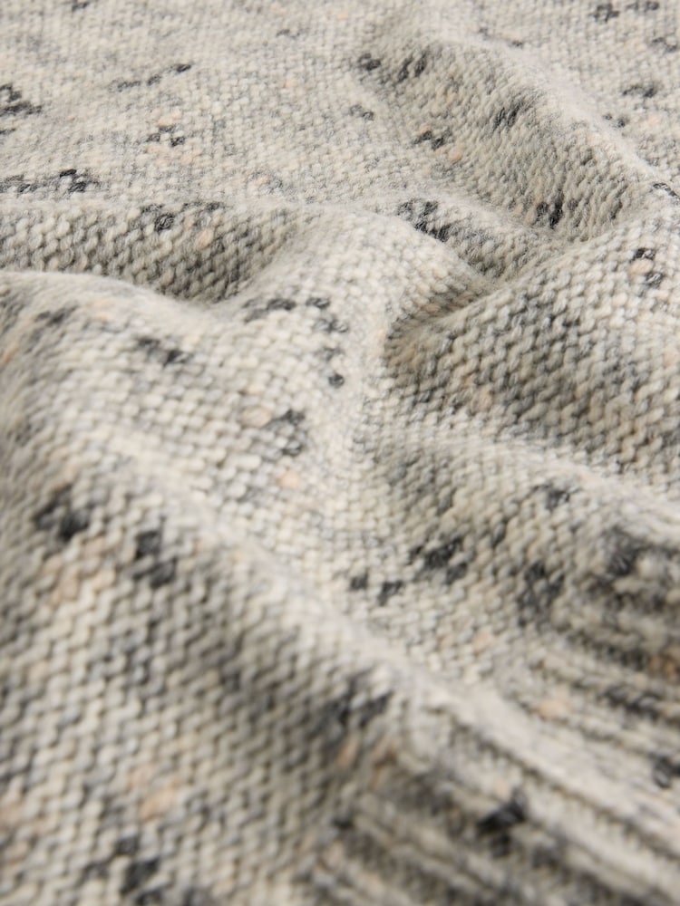 White Stuff White Mono Nep Roll Neck Jumper - Image 6 of 6