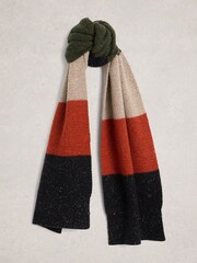 White Stuff Green Charlie Nep Knit Scarf - Image 1 of 3