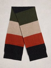 White Stuff Green Charlie Nep Knit Scarf - Image 2 of 3