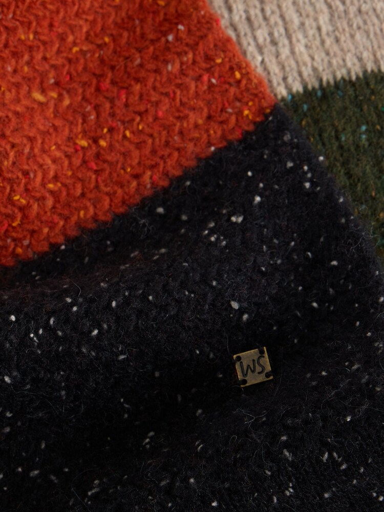 White Stuff Green Charlie Nep Knit Scarf - Image 3 of 3