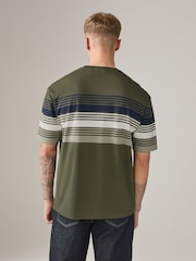 Army Green Smart Block T-Shirt - Image 3 of 7