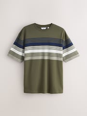 Army Green Smart Block T-Shirt - Image 5 of 7