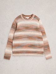 White Stuff Natural Sabrina Spacedye Jumper - Image 5 of 6