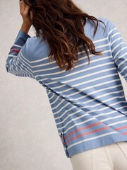 White Stuff Blue Willow Ls Top - Image 2 of 6