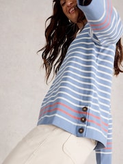 White Stuff Blue Willow Ls Top - Image 3 of 6