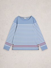 White Stuff Blue Willow Ls Top - Image 5 of 6