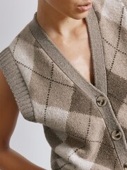 Albaray Argyle Brown Tank - Image 3 of 4