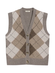 Albaray Argyle Brown Tank - Image 4 of 4
