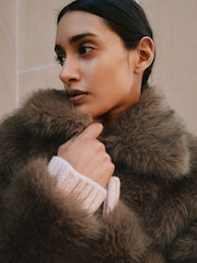 Albaray Brown Fur Jacket - Image 2 of 4