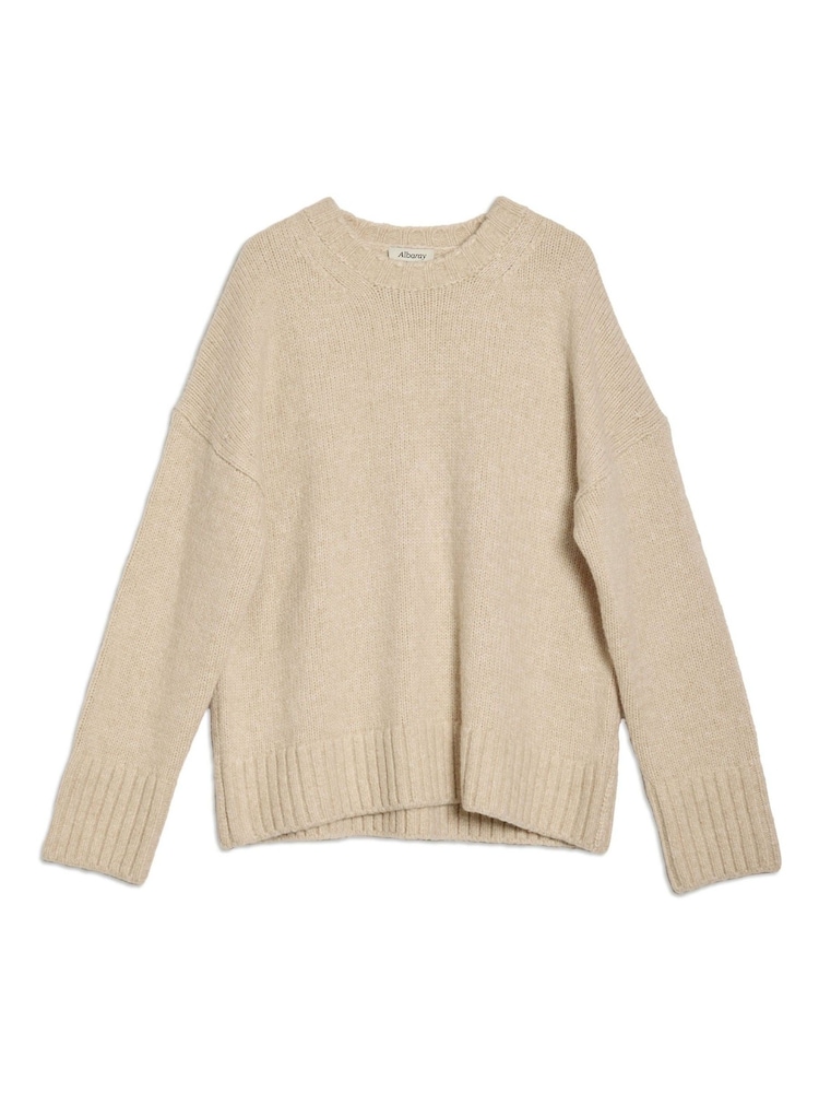 Albaray Cream Wool Blend Jumper - Image 4 of 4