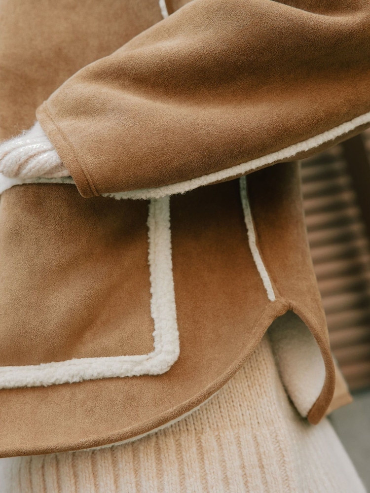 Faux Sheepkin Jacket - Image 4 of 4 Faux Sheepkin Jacket - Image 4 of 4