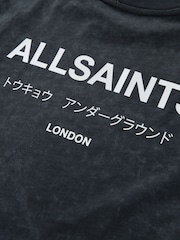 Washed Charcoal Grey - smALLSAINTS Underground T-Shirt and Sweat Shorts Set - Imagen 5 de 6