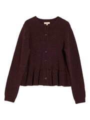 Albaray Red Mohair Peplum Cardigan - Image 5 of 5