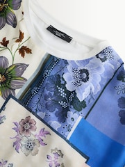 Weekend MaxMara White Pampas Stretch Cotton Jersey T-Shirt - Image 10 of 10