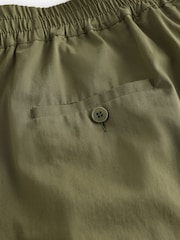 Weekend MaxMara Green Golfo Loose Fit Elasticated Trousers - Image 11 of 12