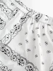 Weekend MaxMara White Caravan Bandana Embroidered Midi Skirt - Image 3 of 5