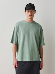 Salvia verde - Cuadrado - Camiseta de peso pesado - Imagen 1 de 7