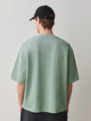 Salvia verde - Cuadrado - Camiseta de peso pesado - Imagen 3 de 7