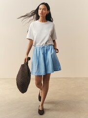 Nothing Ordinary Linen Drawstring Shorts - 图片2 / 5