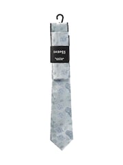 Skopes Green Skopes Sage Mint Floral Silk Tie and Pocket Squares Set - Image 3 of 5