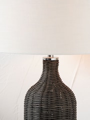 Pacific Dark Brown Rattan Bottle Table - Image 2 of 6