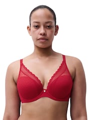 Chantelle Norah Chic Soft Feel Plunge Underwired T-Shirt Bra - Image 1 of 5