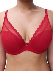 Chantelle Norah Chic Soft Feel Plunge Underwired T-Shirt Bra - Image 4 of 5