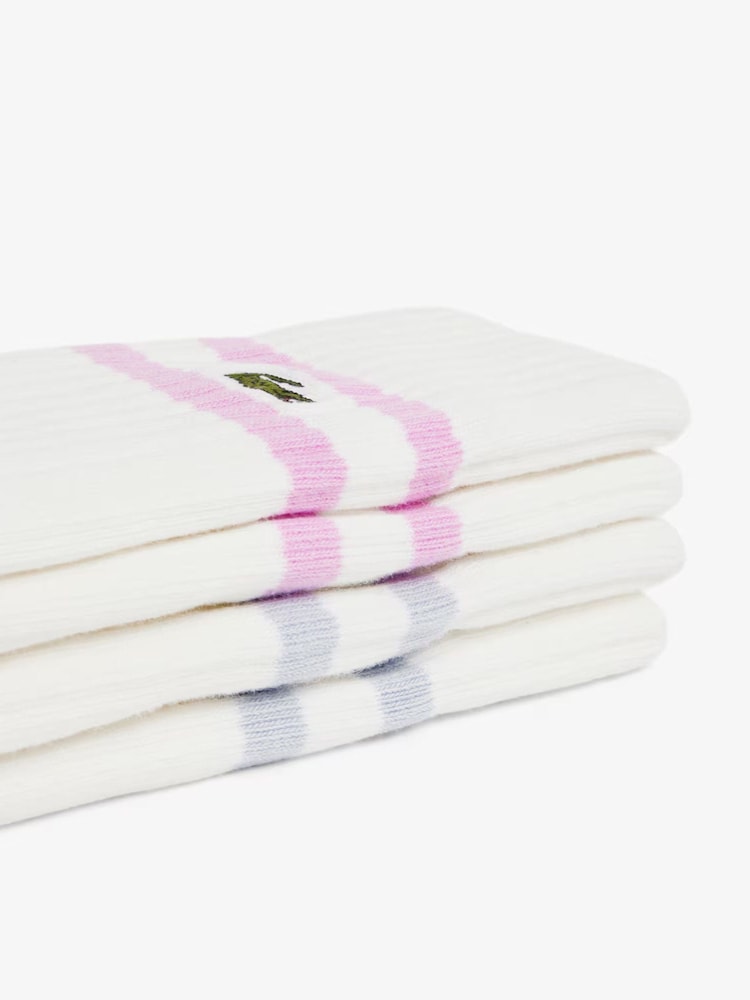 Lacoste Ribbed Cotton Socks - Imagen 3 de 3