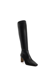 Dune London Black Stellan Sock High Leg Boots - Image 3 of 6