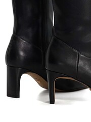 Dune London Black Stellan Sock High Leg Boots - Image 6 of 6