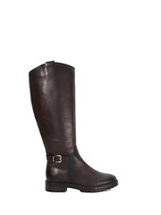 Dune London Brown Tabbey Cleated Chelsea Knee Boots - Image 2 of 6