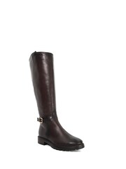 Dune London Brown Tabbey Cleated Chelsea Knee Boots - Image 3 of 6