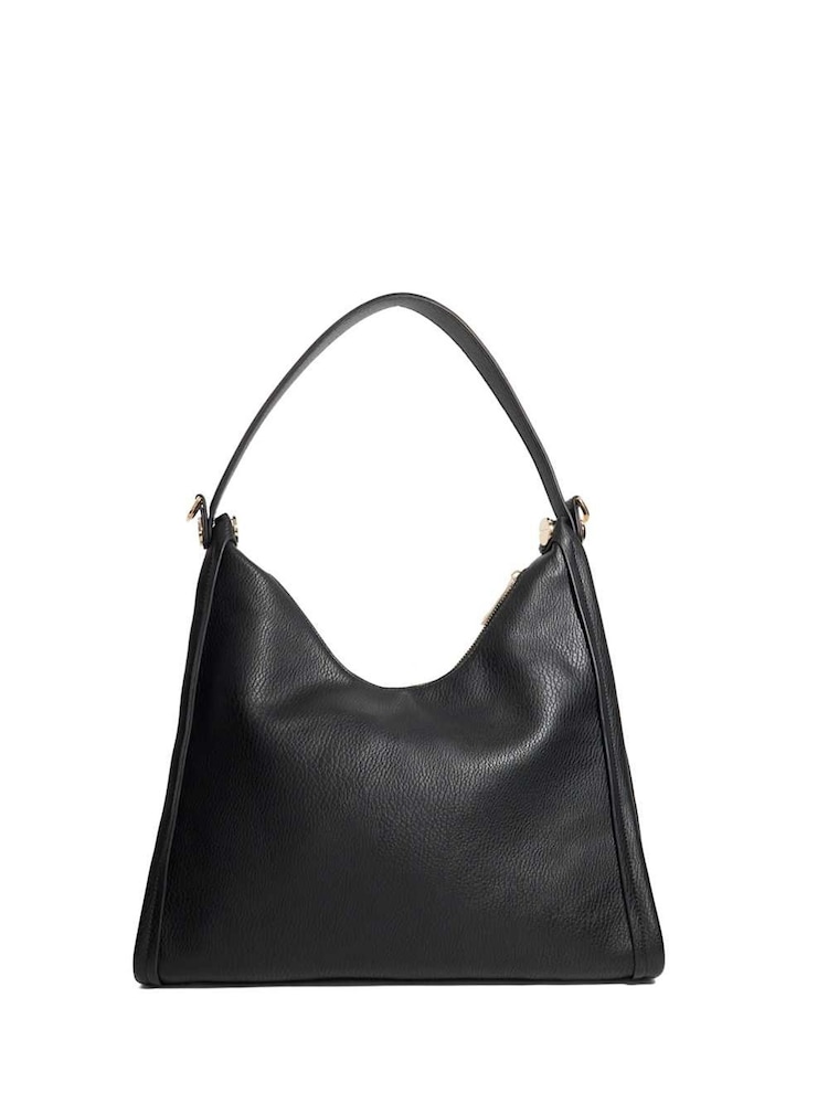 Dune London Black Declared Large Slouch Shoulder Bag - Image 2 of 5