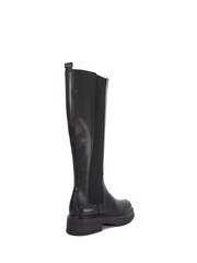 Dune London Black Temmings Chunky Chelsea High Leg Boots - Image 4 of 6