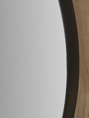 Pacific Black Metal Slim Frame Oval Wall - Image 4 of 6