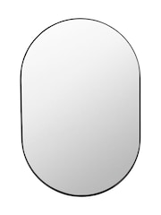 Pacific Black Metal Slim Frame Oval Wall - Image 5 of 6