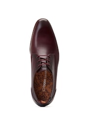 Base London Red Gambino Lace Up Derby Shoes - Image 5 of 5