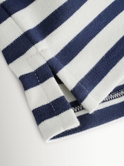 Weekend MaxMara Blue Sabato Striped Boxy Fit T-Shirt - Image 6 of 6