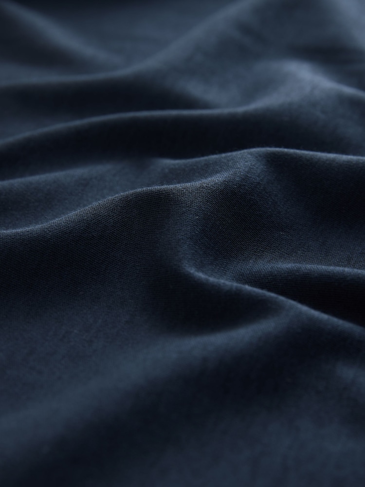 Navy N.Premium Smart Contrast Cuff Regular Fit T-Shirt - Image 7 of 7