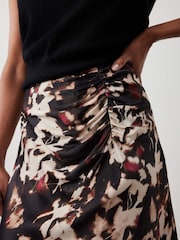 Mint Velvet Cream Abstract Print Midi Skirts - Image 6 of 8